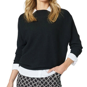 carmen batwing knit jumper (45181)