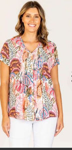 chloe pintuck shirt (1bl9)