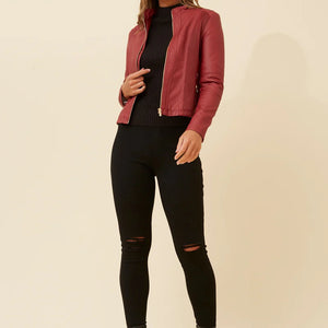 biker zip jkt (j508609)