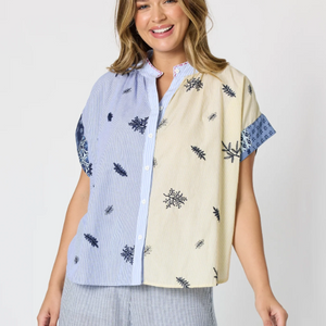 costa mesa print shirt (49761)