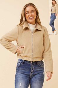 crop zip jacket (j523033)