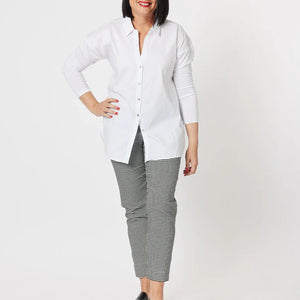 julia jersey slv. poplin shirt (44868)