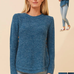pineapple stitch pullover (kp508431)