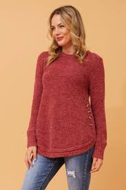 pineapple stitch pullover (kp508431)
