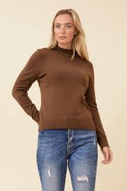 jersey knit turtle pullover (kp508493)