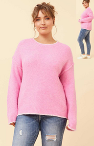 wool/b blanket stitch pullover (kp524660)