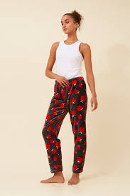ladybug fleece pj pant (p520894)