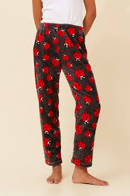 ladybug fleece pj pant (p520894)