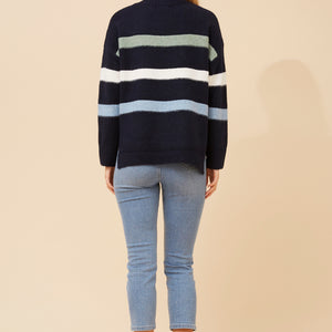 Long Sleeve Stripe Pullover (KP518961)