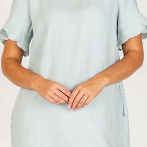 lux rikki frill dress (s541.270)