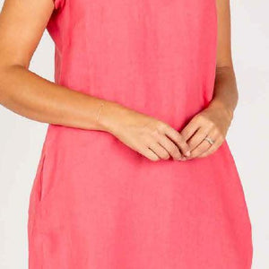 lux chloe v neck dress (s538.270)