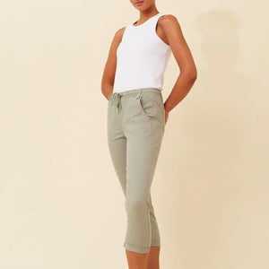 7/8 crop drawstring jogger (p510293)