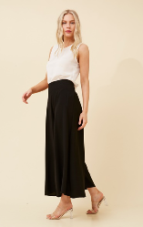 wide leg and waistband pant (p519299)