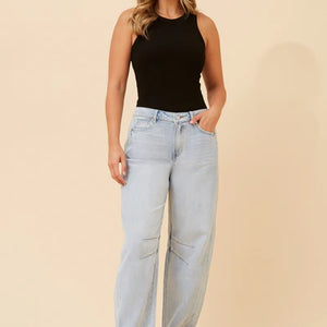 long barrel five pocket jean (p524749)