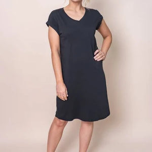 pima vee dress (81x4579)