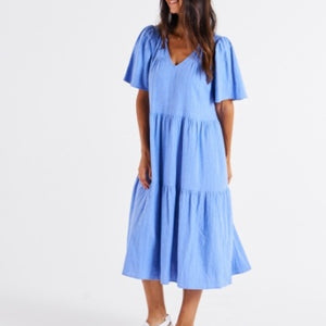 regina linen dress (bb8317)