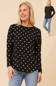 glitter polka dot hi low top