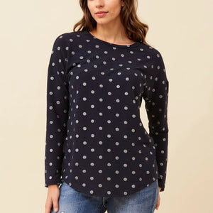 glitter polka dot hi low top