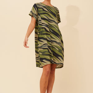 Dress s/s pockets (d526910)