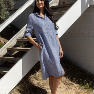 mini check dress (596j5114a)