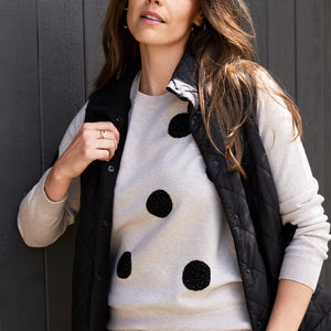 diamante spot pullover (58611042a)