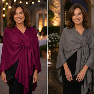 Kitted cross poncho (ph350027)