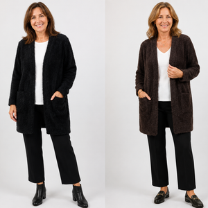 faux fur long cardy (wt864)