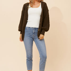 Cardi cable knit (KC527293)