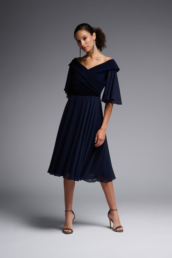 Off Shoulder A-line Dress (231723) - Main Image